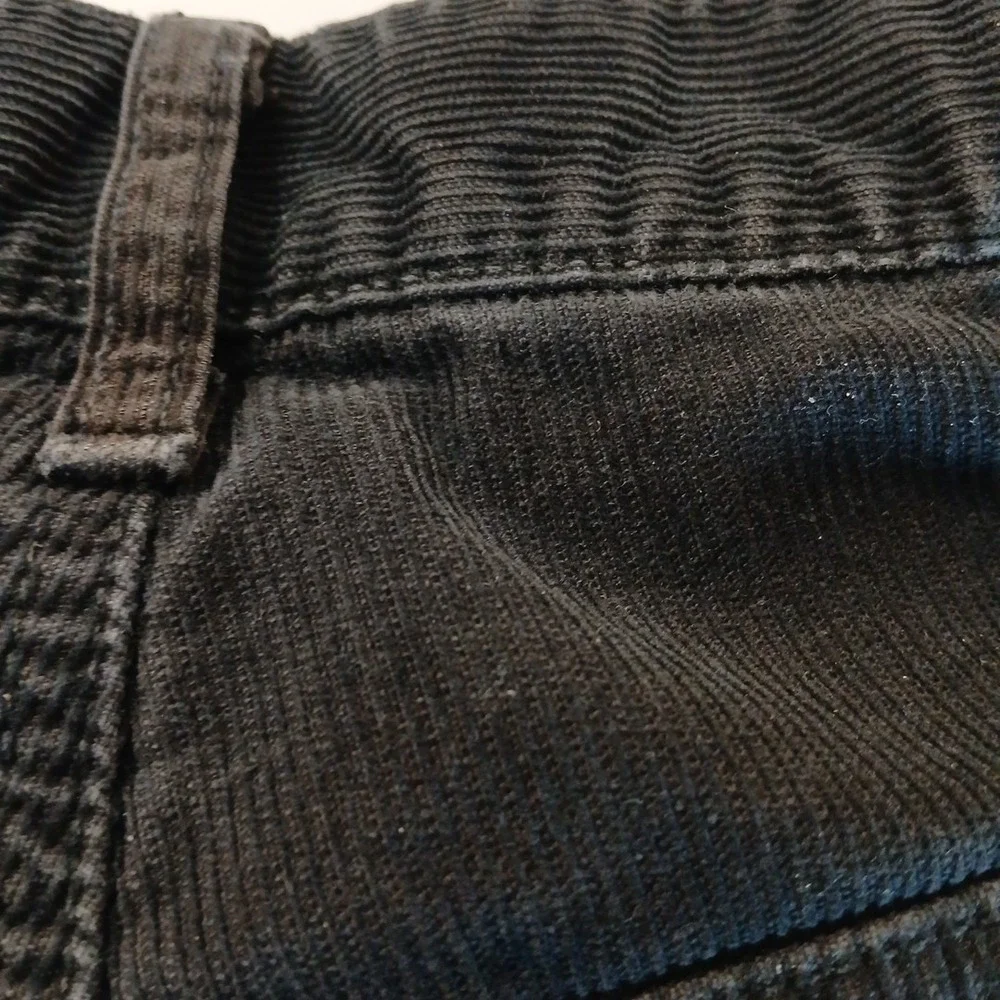 Levis 569 Corduroy‎ Low Loose Fit Jeans Mens 32X25 Black - Picture 8 of 8